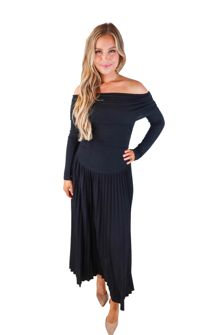 lioness black maxi dress NWT (M; retail $109)