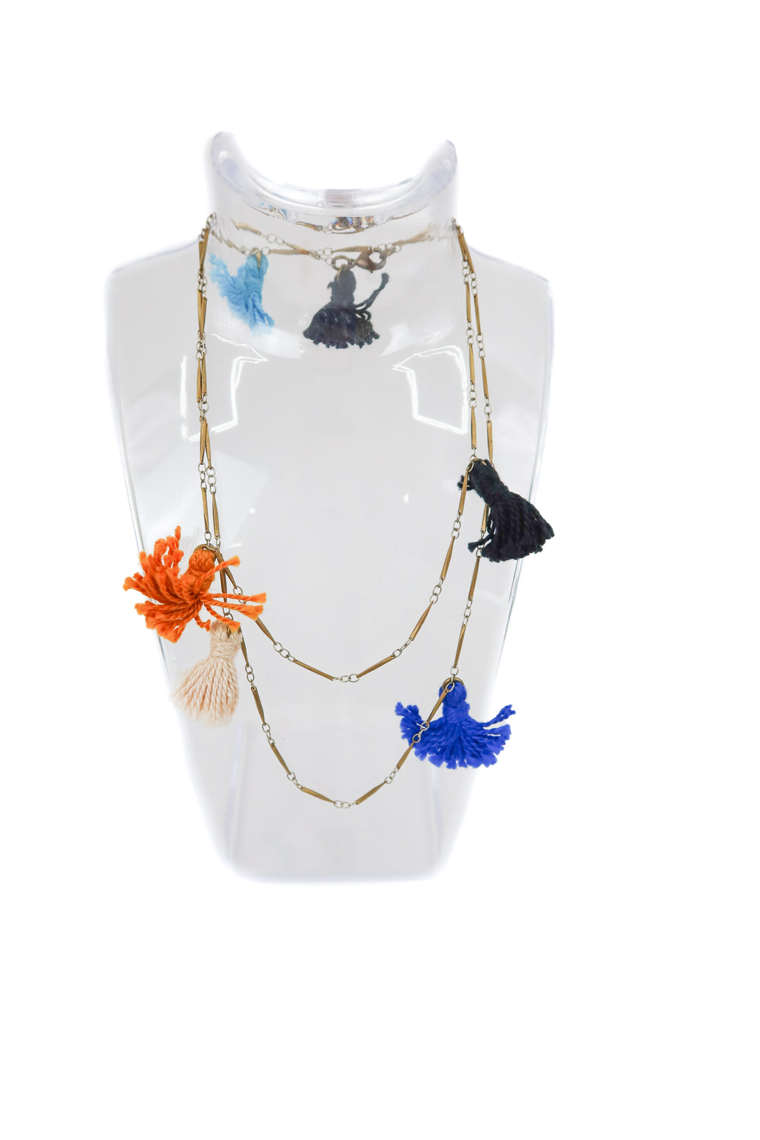 Tassle gold necklace
