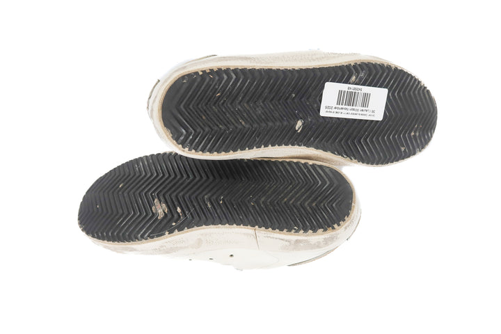 Golden Goose super-star rainbow glitter sneakers (36; retail $730)