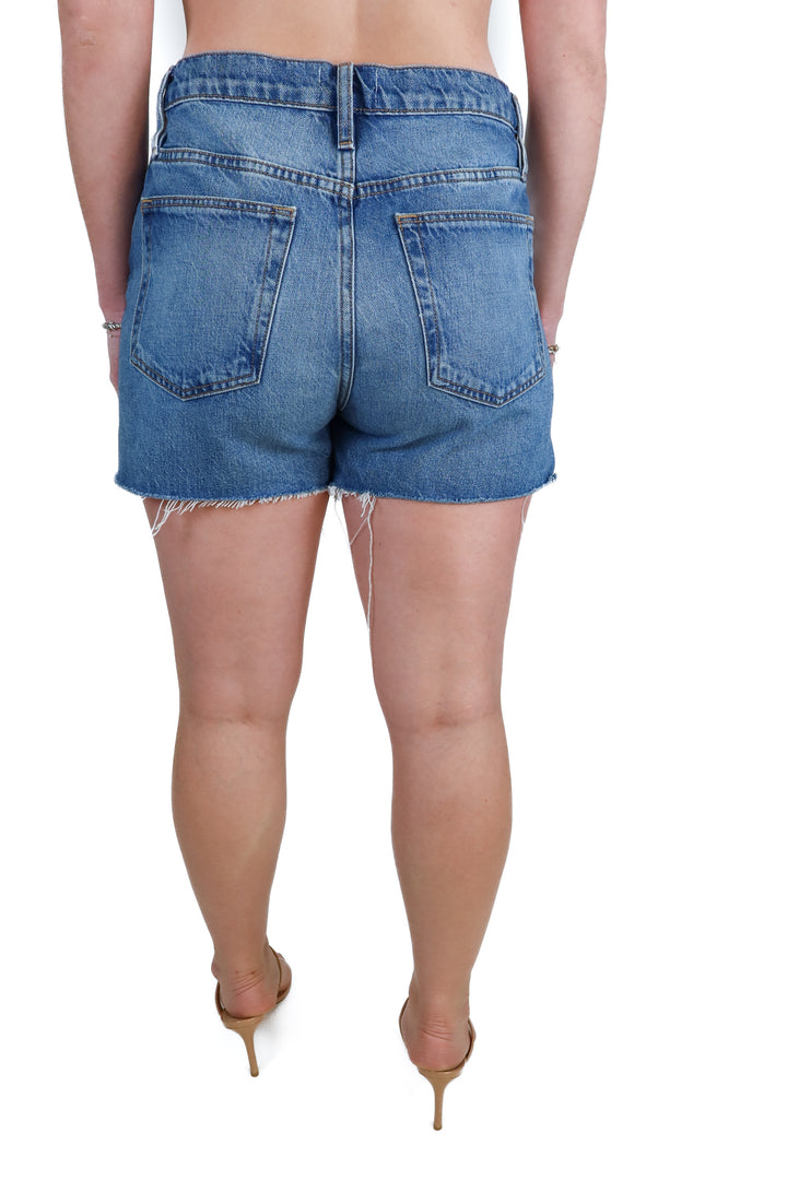 Frame Medium Wash Libra style Shorts (27)