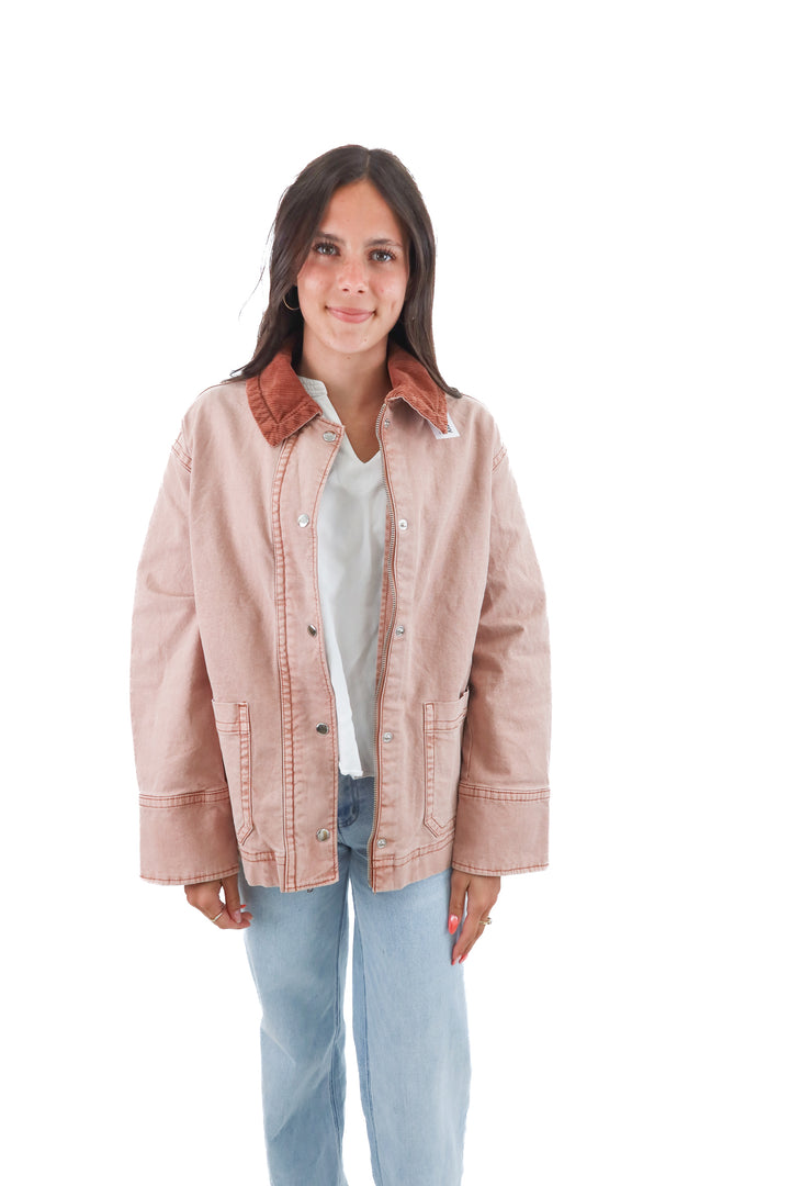old navy brown cargo jacket nwt (XS; retail $70)