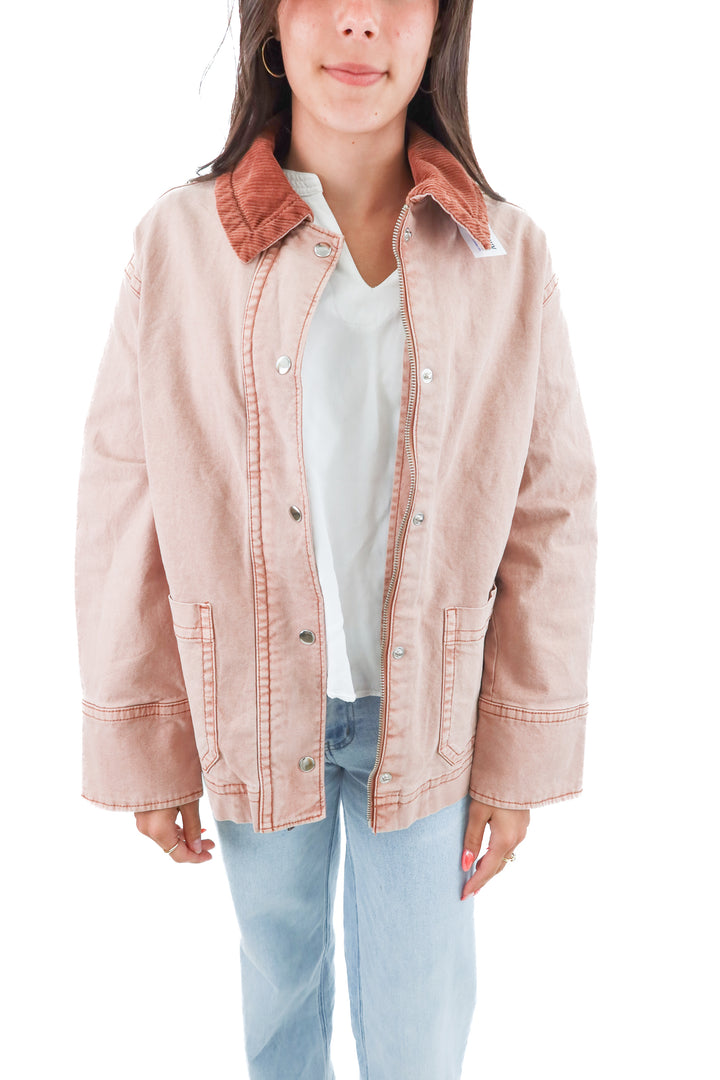 old navy brown cargo jacket nwt (XS; retail $70)