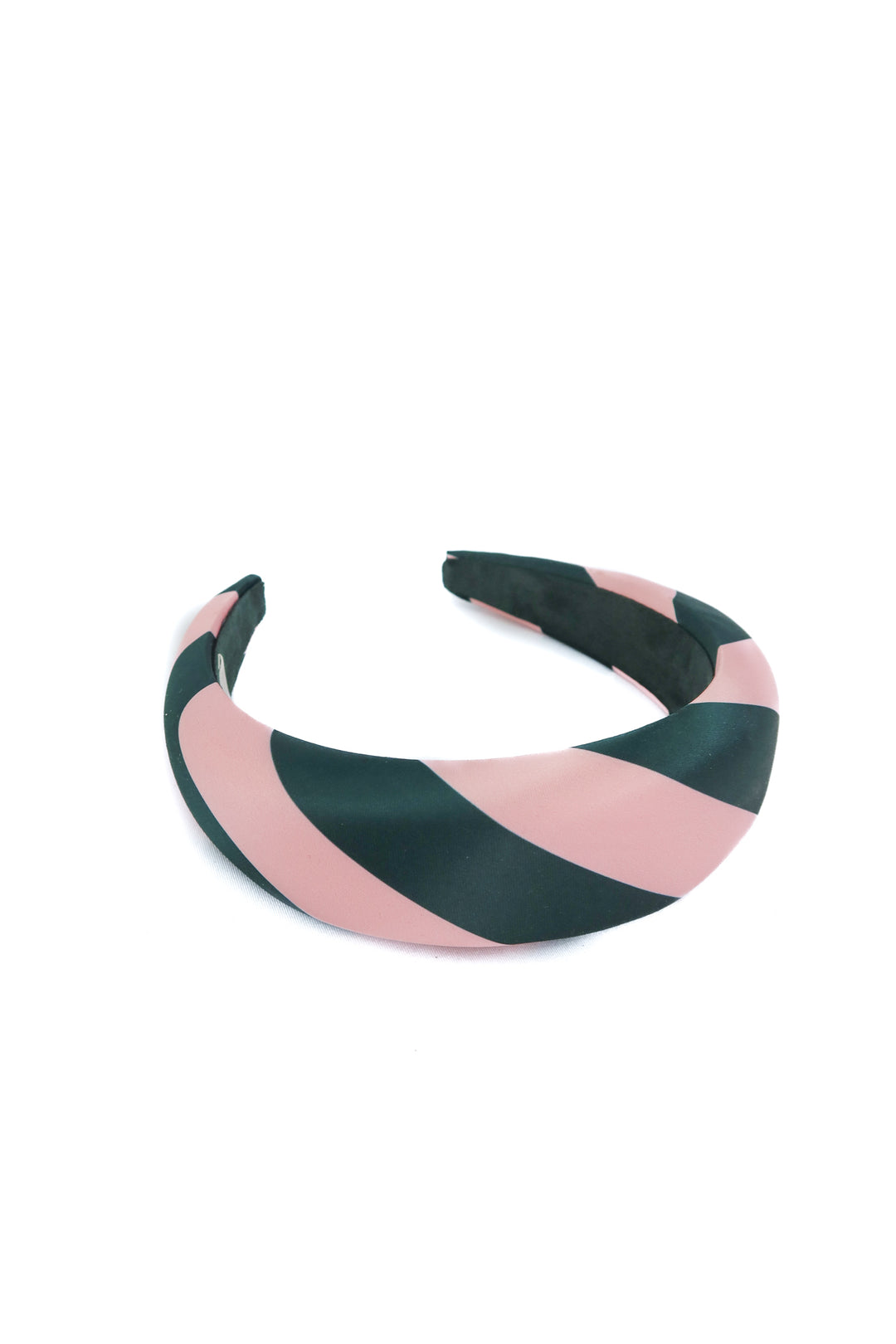 Crosby pink and green striped headband