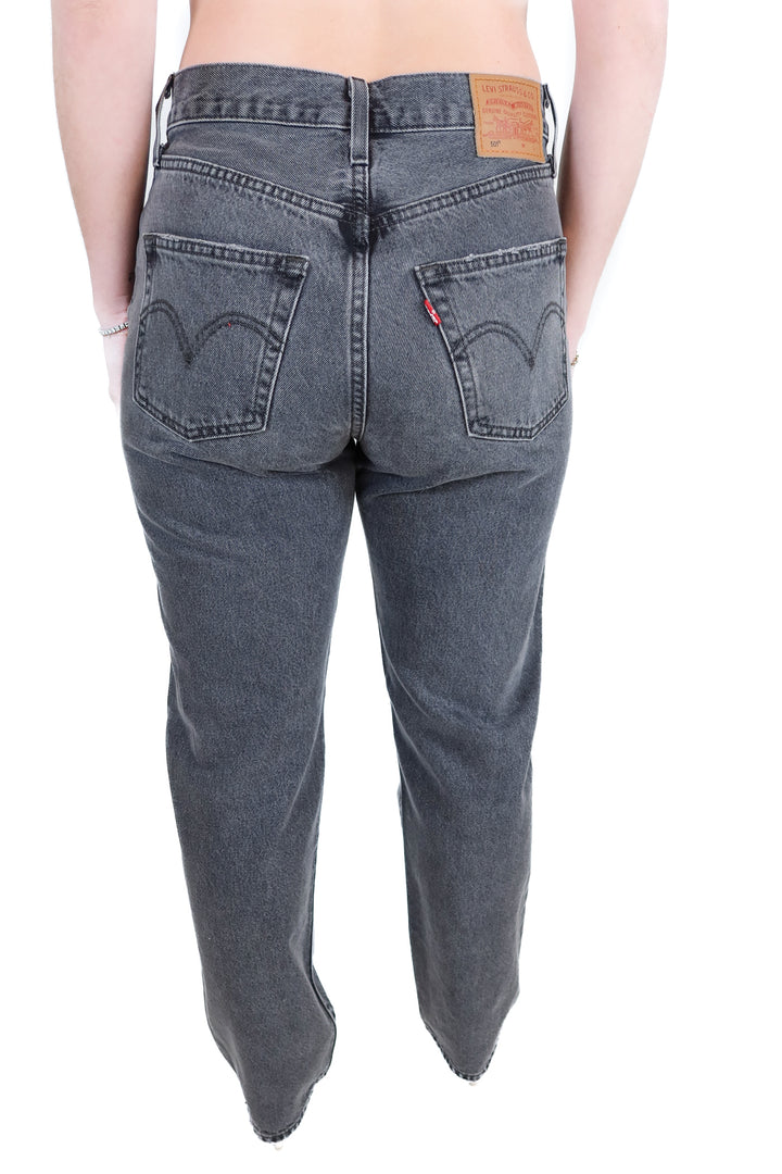 Levi's Black Wash 501 Jeans (27)