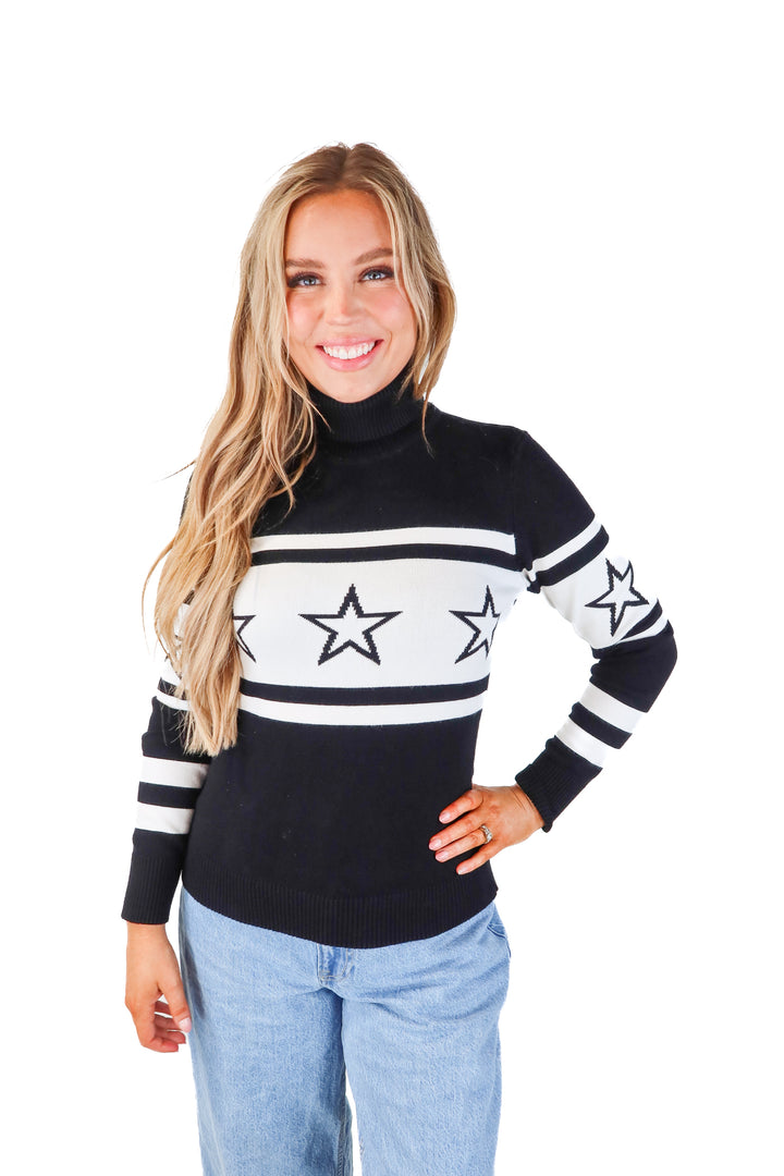 antonio melani black star sweater (m)