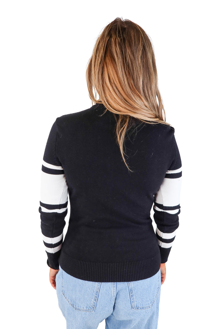 antonio melani black star sweater (m)