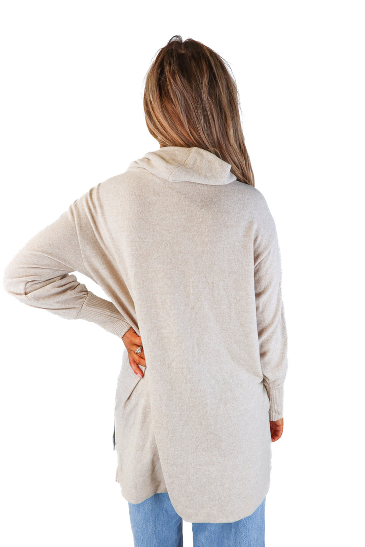 maeve cowl neck sweater (m)