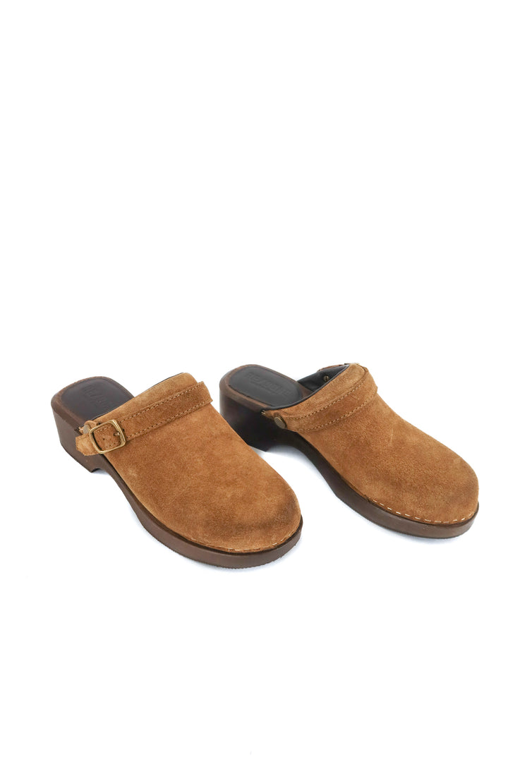 re/done brown clogs (37; retail $595)