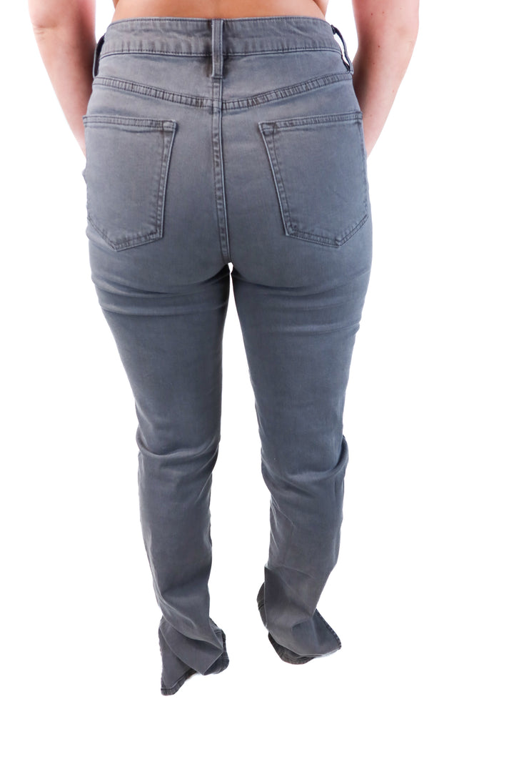 fashionnova grey split hem jeans (9)