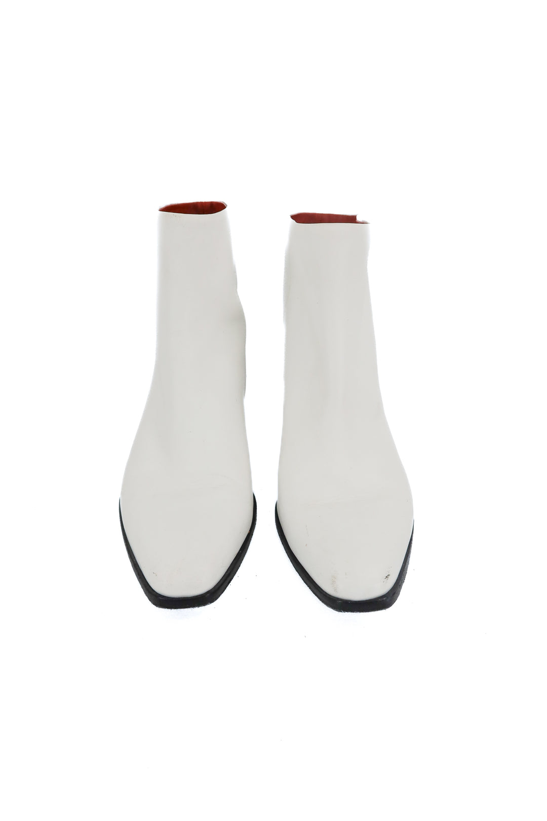 3-1 phillip lim white kitten heel bootie (37; retail $595)