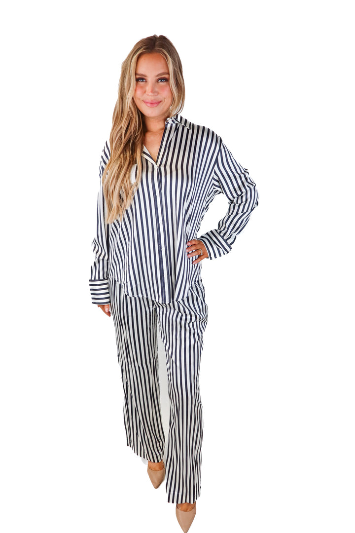 house of harlow black/white stripe set NWT (m; retail $366)