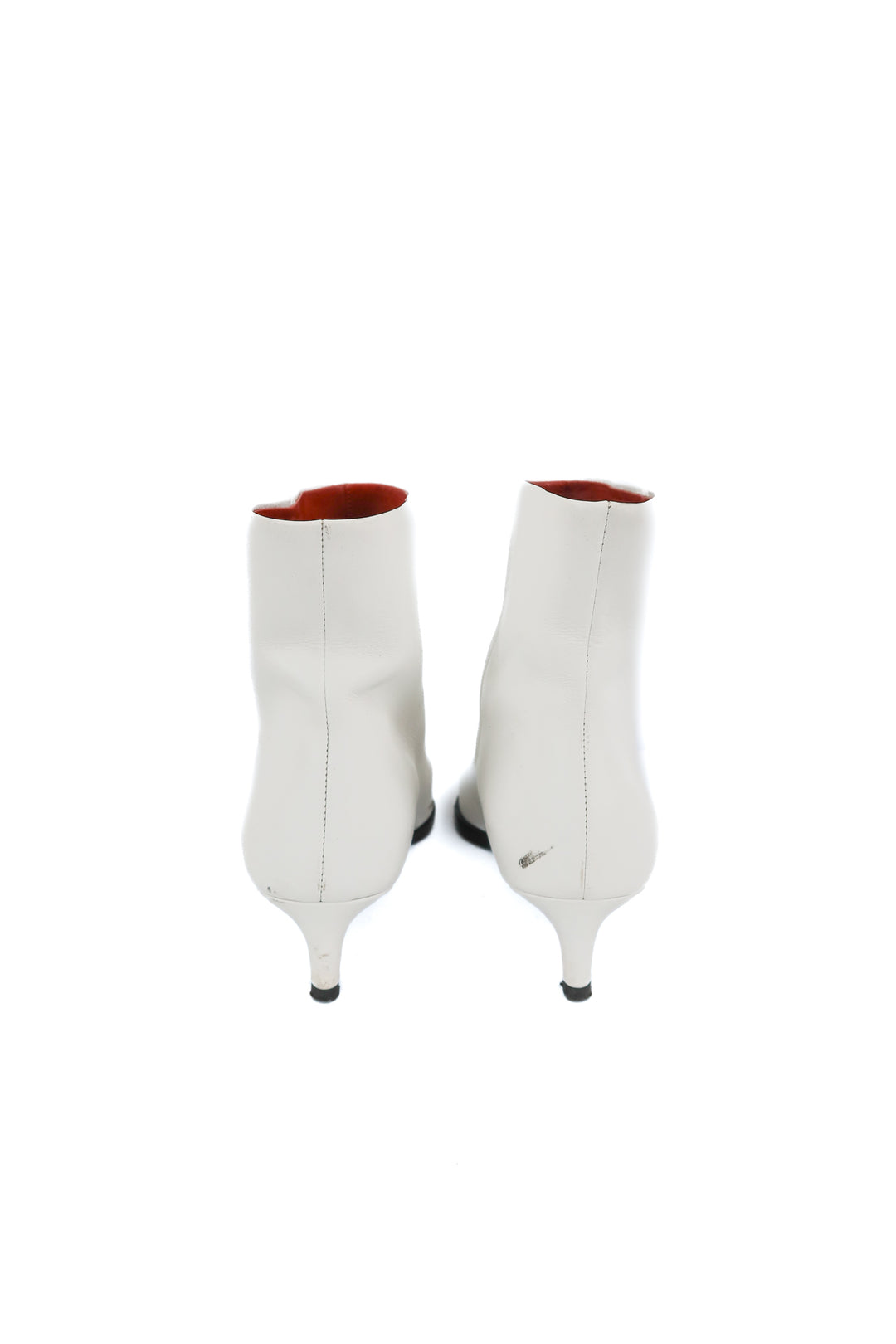 3-1 phillip lim white kitten heel bootie (37; retail $595)