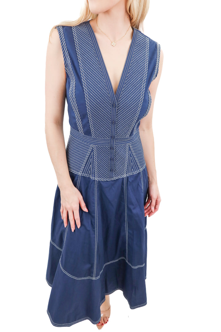 Ramy Brook navy Grega dress NWT (2; retail $495)*