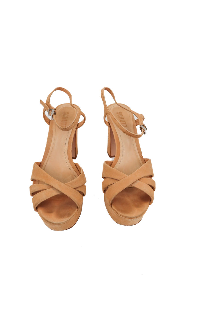 Schutz nude sandals (8.5)