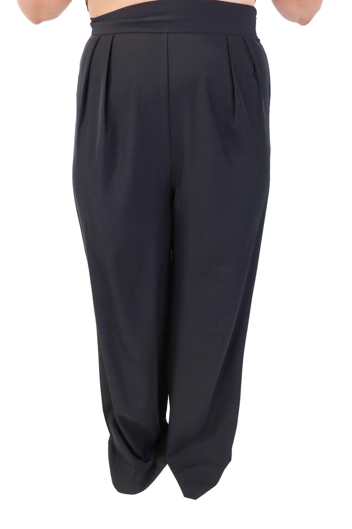 missguided black trousers (8T)