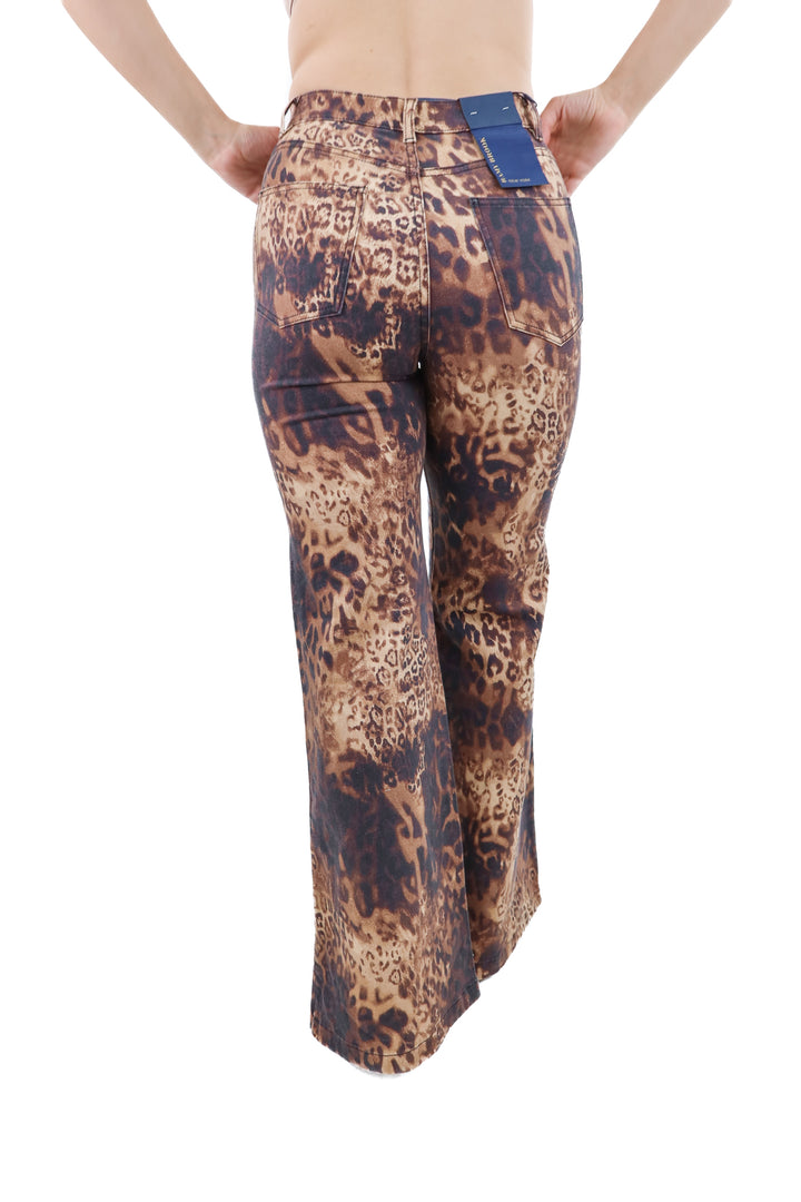 ramy brook leopard print wide leg jeans nwt (27)