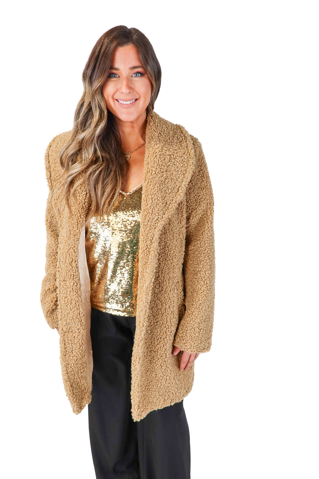 Johnston & Murphy Teddy Coat (M; retail $229)