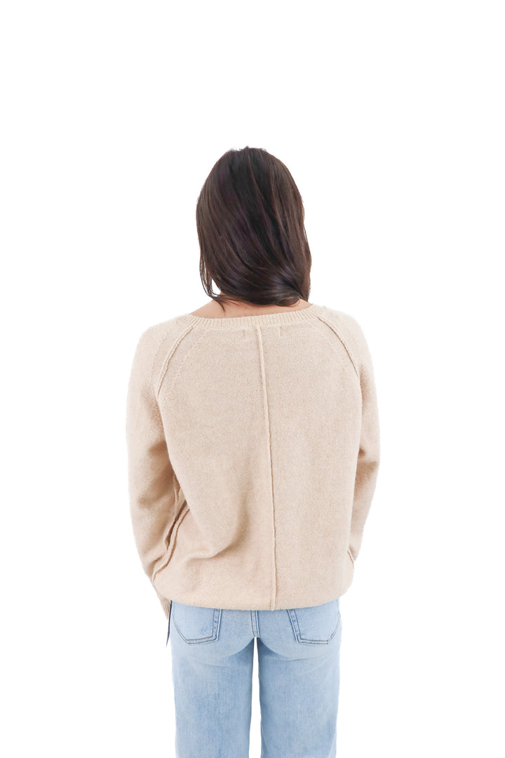cupshe beige knit cardigan nwt (s; retail $45)