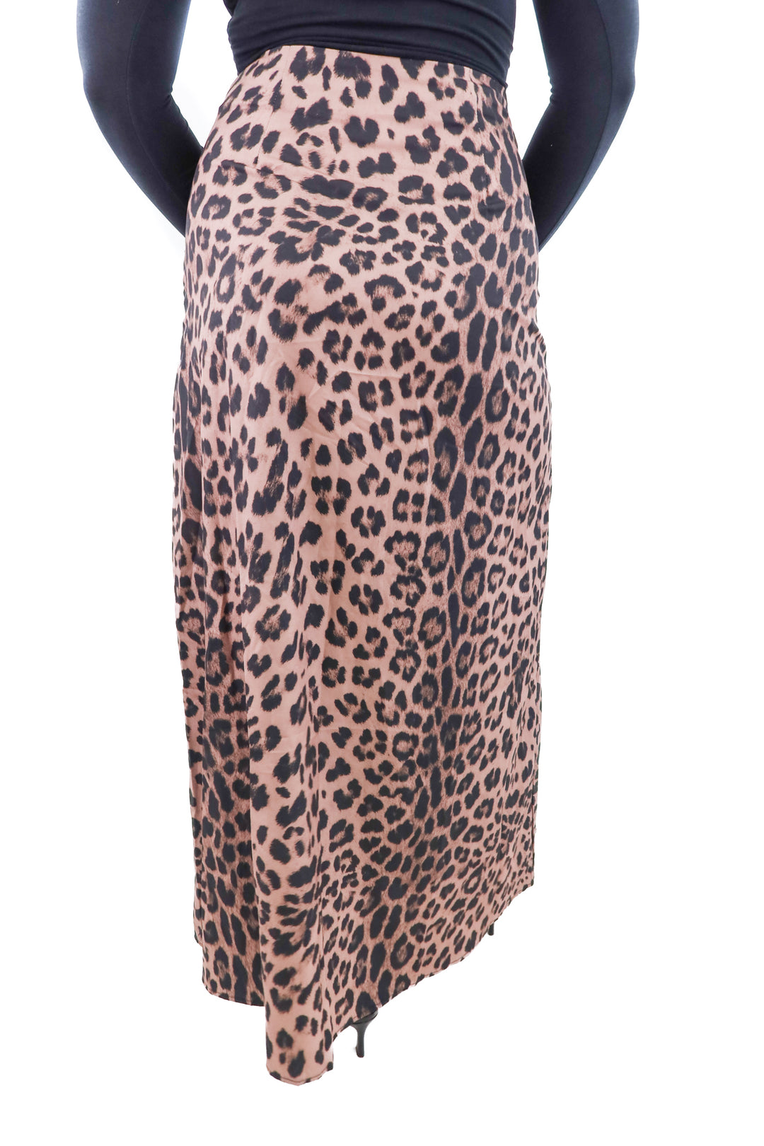 miss sparkling leopard maxi skirt (s; retail $42)