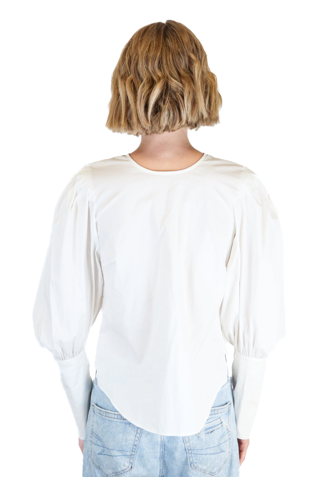 Veronica Beard White Button Blouse (2; retail $398)