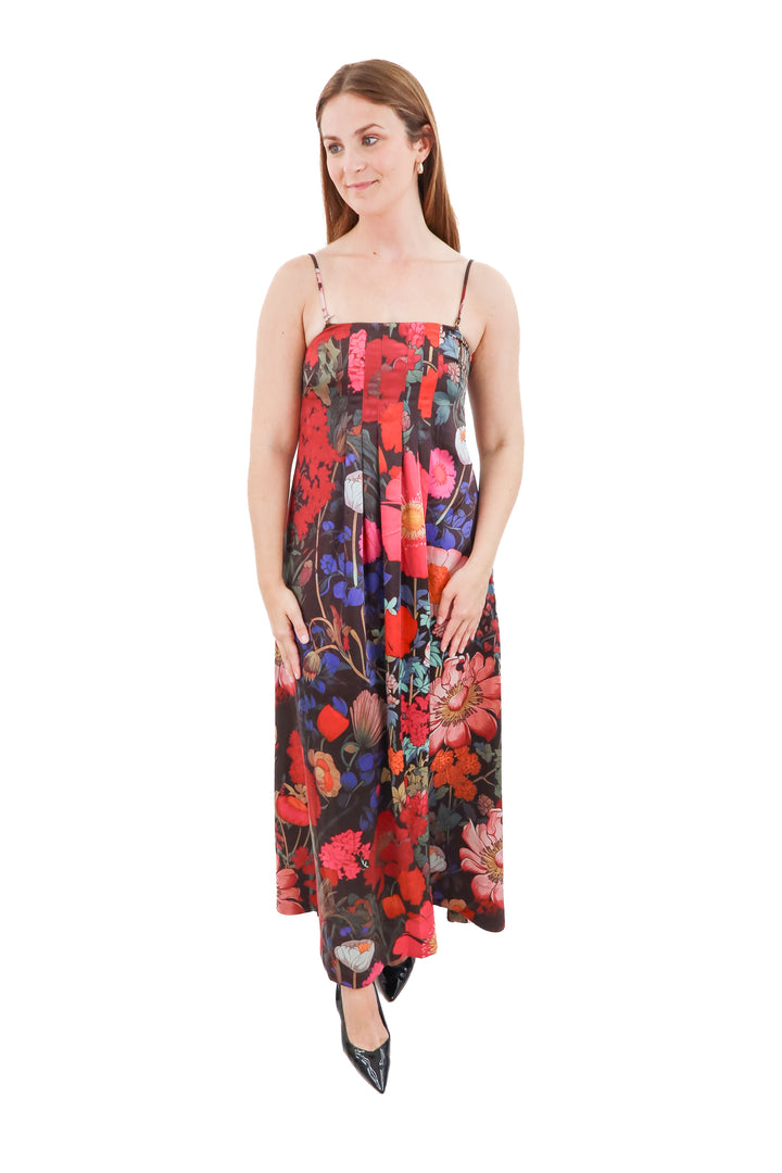 free people floral convertible maxi dress nwt (s; retail $300)