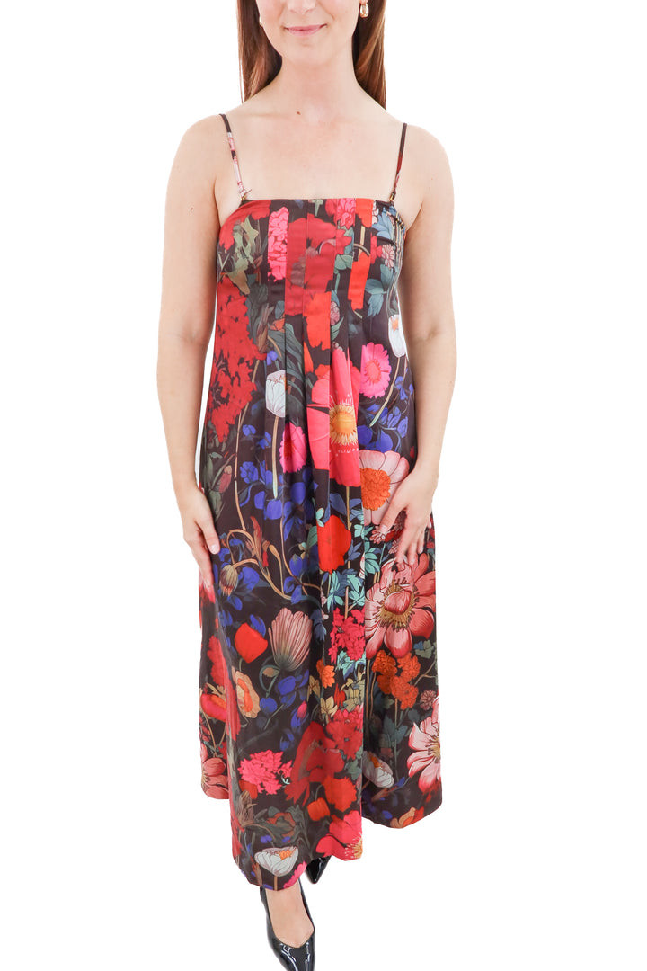 free people floral convertible maxi dress nwt (s; retail $300)