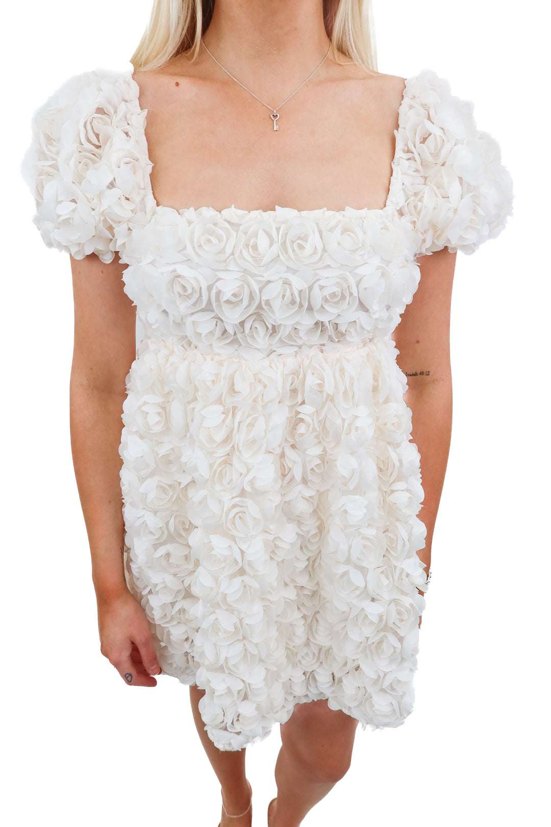 Altard State cream flower dress NWT (XS; retail $75)