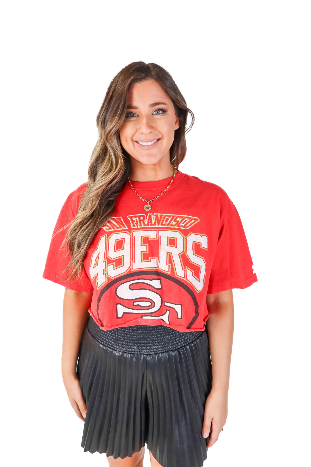 SOLD starter cropped 49ers tee (L)- GAMEDAY