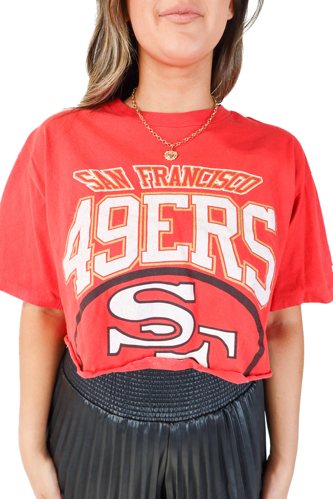 SOLD starter cropped 49ers tee (L)- GAMEDAY