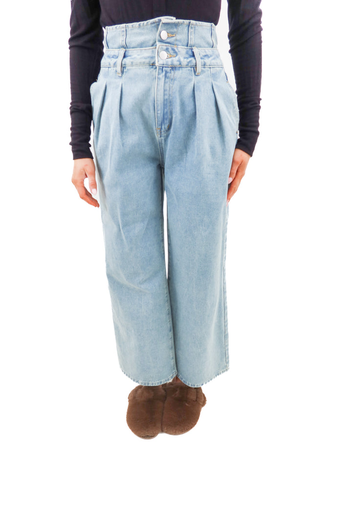 cider high waist wide leg baggy pants (xs)