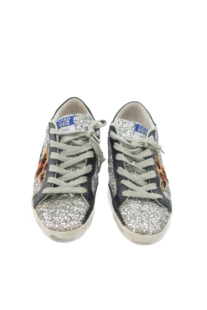 Golden Goose Silver Superstar Sneakers NWOT (35/ US5; retail $730)