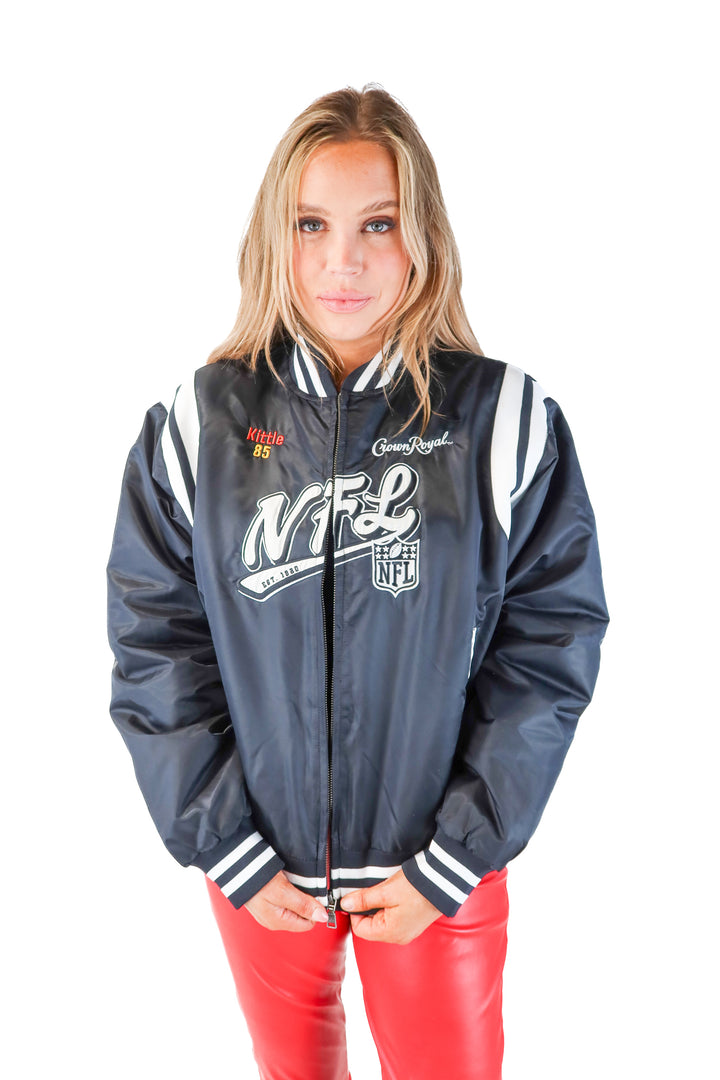 AUCTION wear by erin andrews black kittle jacket (XL)-ends 5/20 at 8 pm CT
