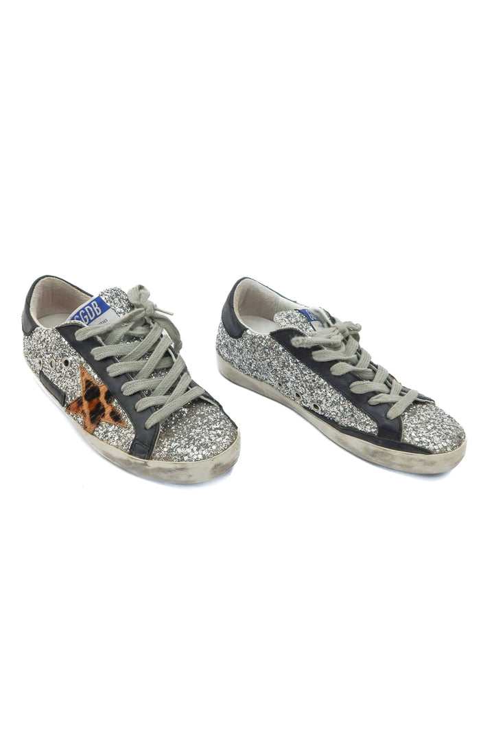 Golden Goose Silver Superstar Sneakers NWOT (35/ US5; retail $730)
