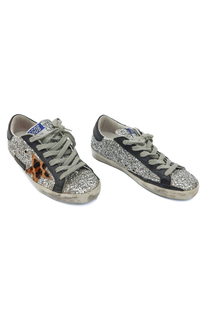 Golden Goose Silver Superstar Sneakers NWOT (35/ US5; retail $730)