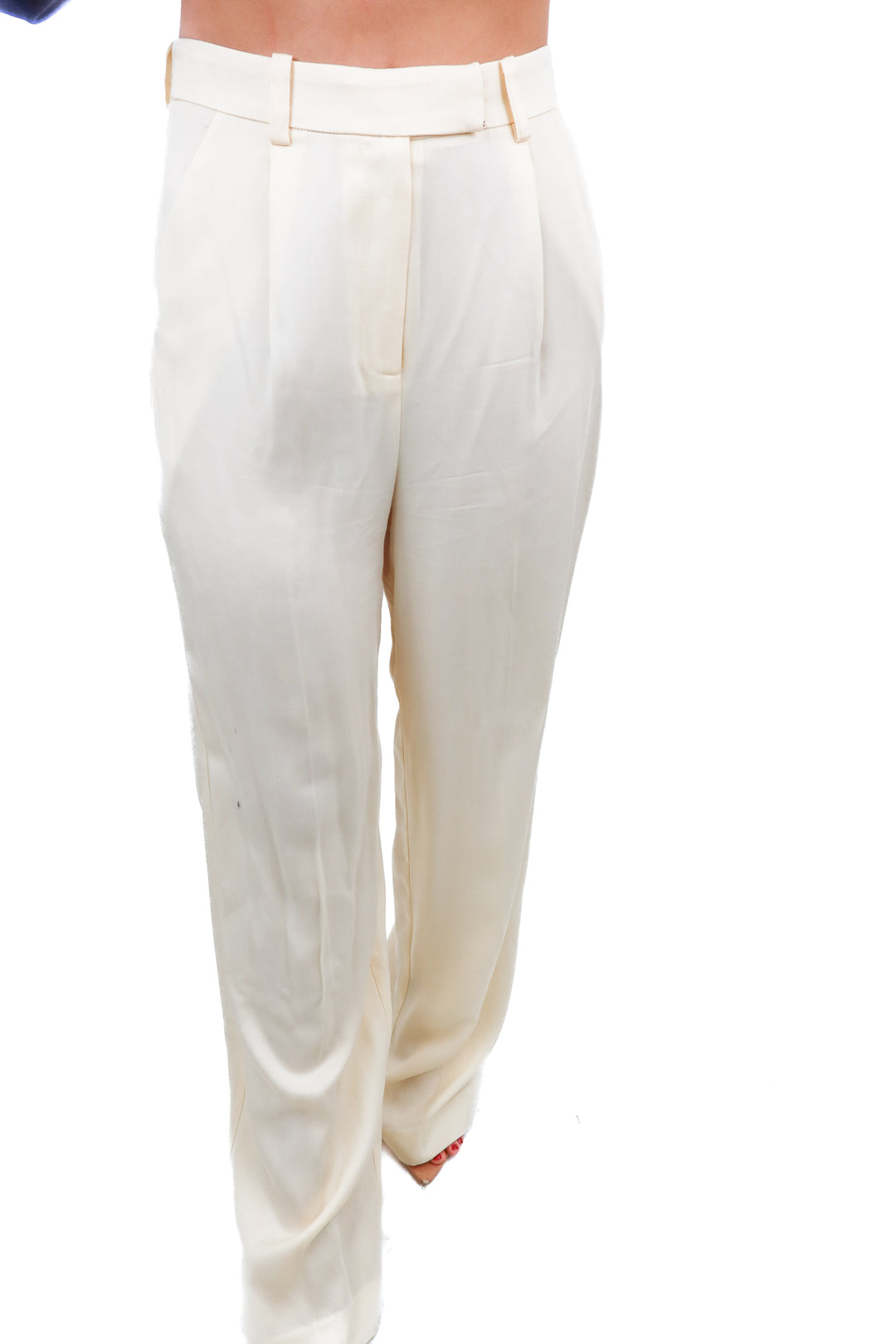 rumored cream trouser pants (s; retail $128)