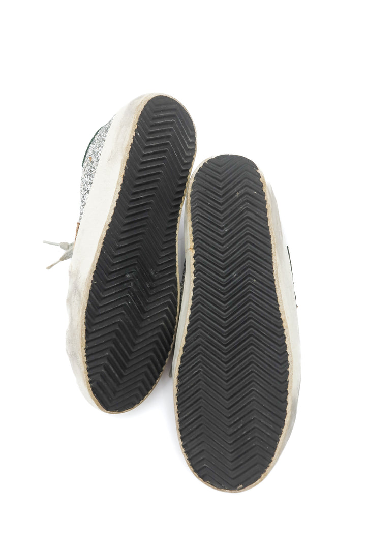 Golden Goose Silver Superstar Sneakers NWOT (35/ US5; retail $730)