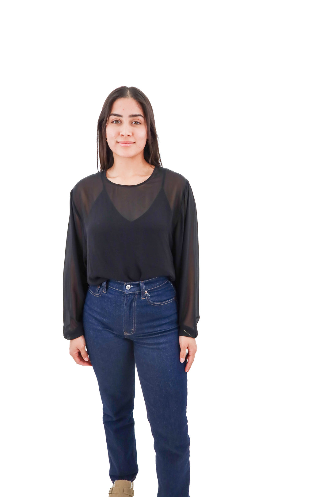 express black long sleeve bodysuit (s)