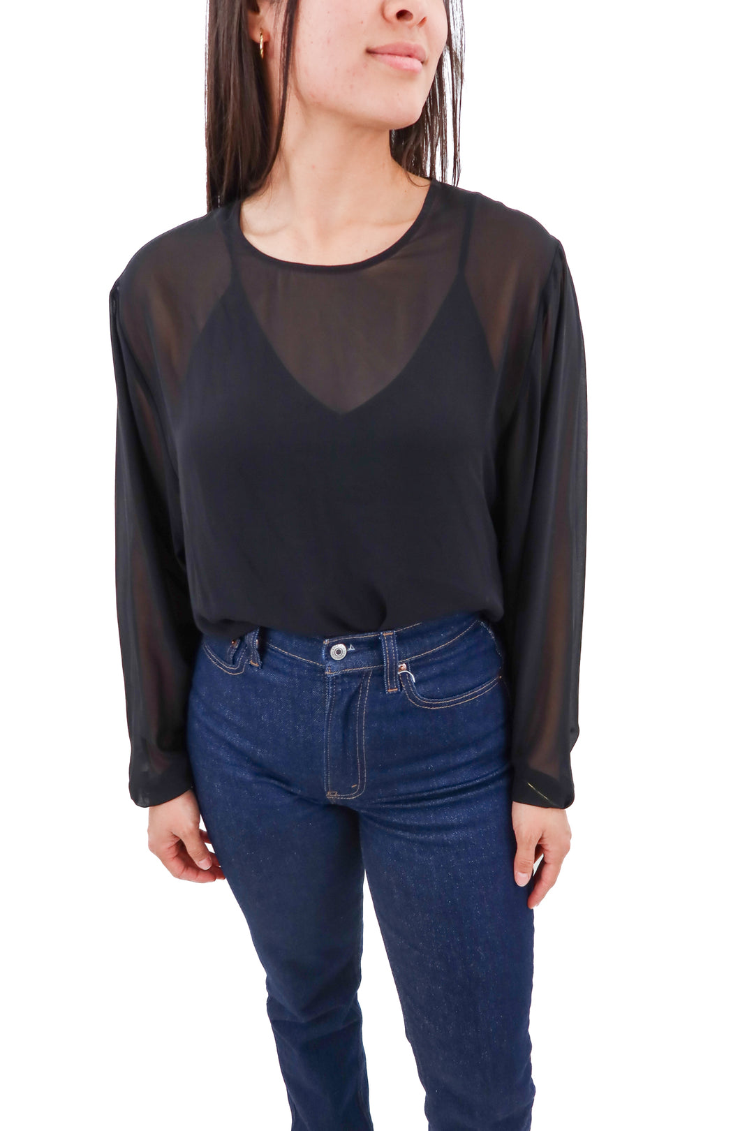 express black long sleeve bodysuit (s)