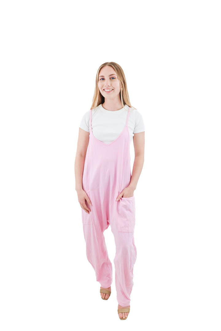 fp movement pink jumpsuit (xs)