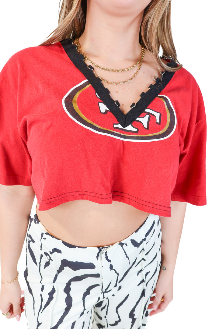 AUCTION reebok SF cropped tee (XL)- ends 5/20 at 8pm CT