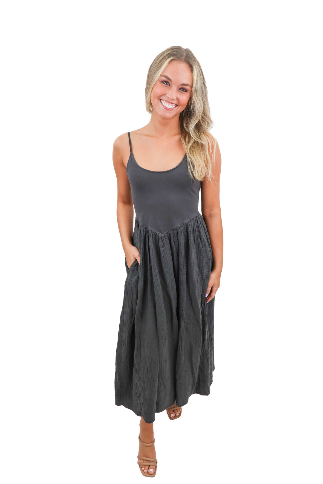 Aerie gray maxi (XS)