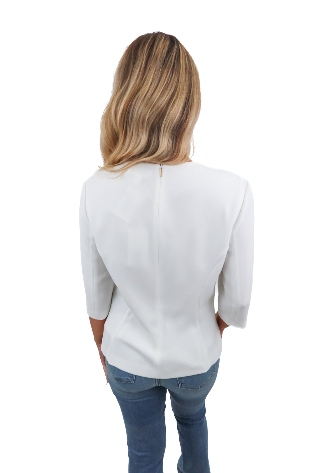 hugo boss white blouse NWT (6; retail $325)