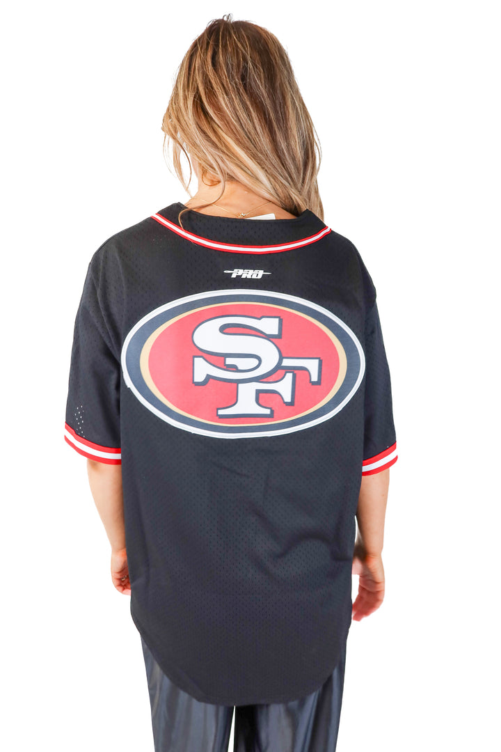 AUCTION pro standard 49ers baseball jersey (L) GAMEDAY