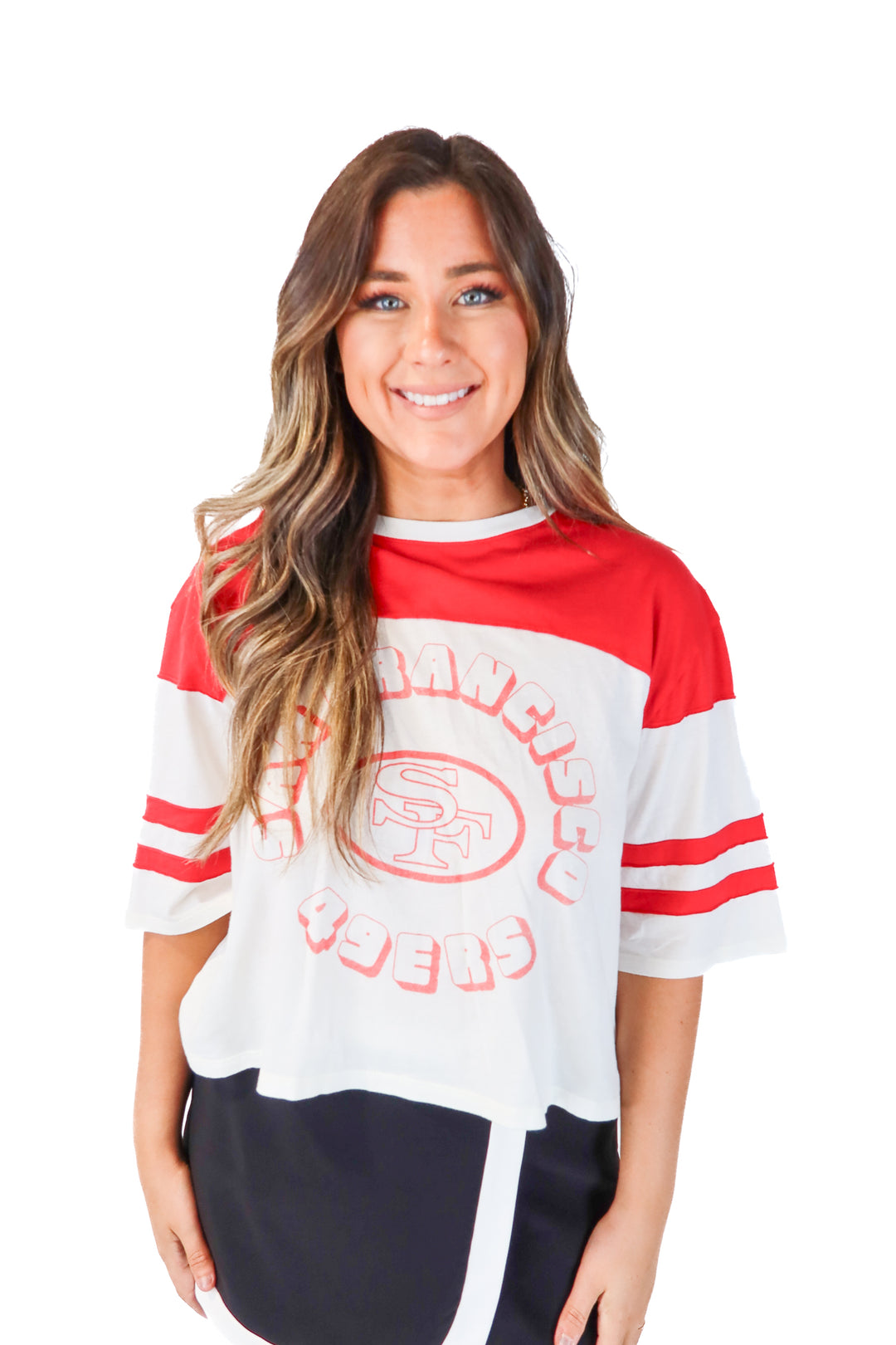 SOLD: junk food clothing 49ers tee- GAMEDAY (L)