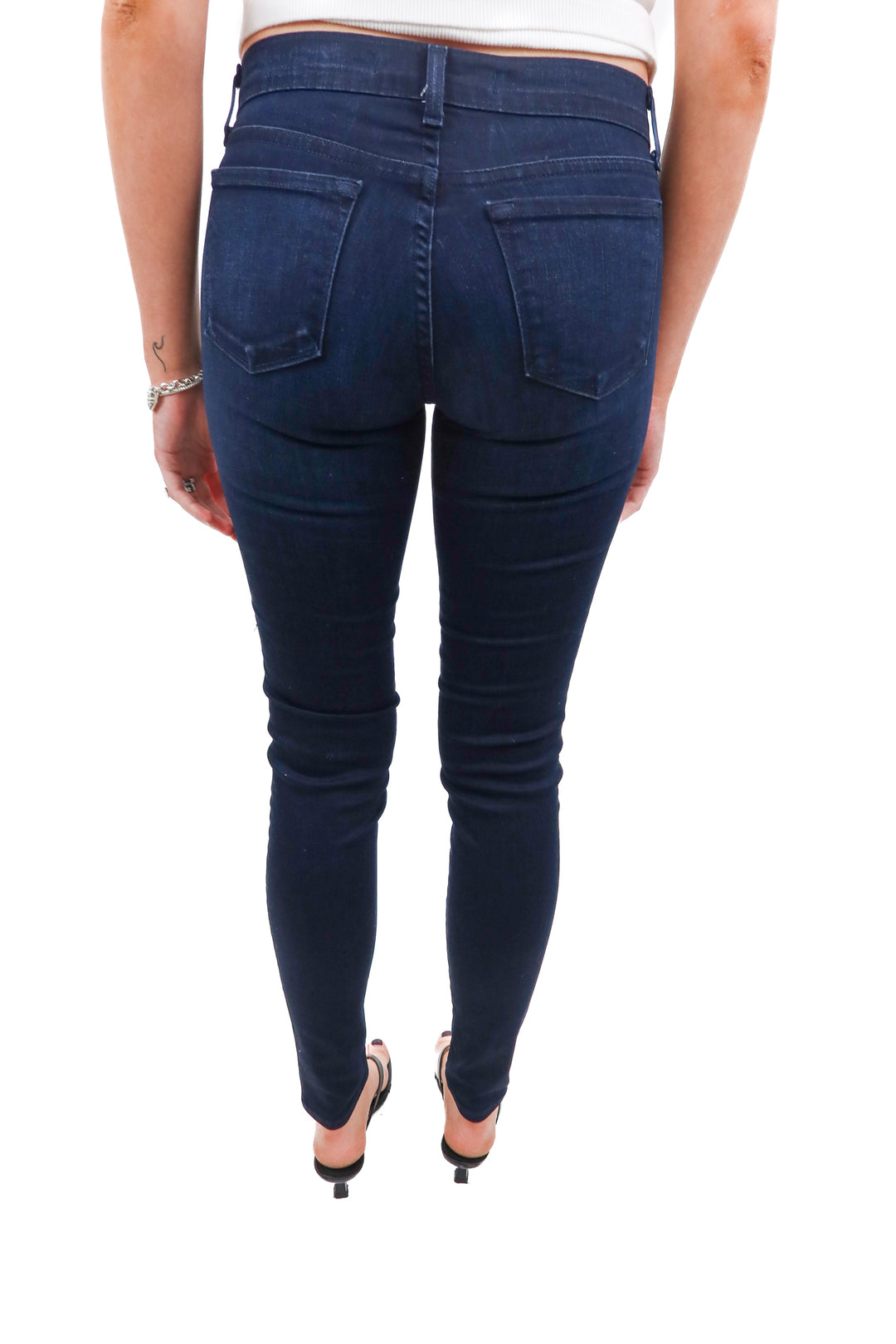 jbrand dark wash leather patch jeans (26)