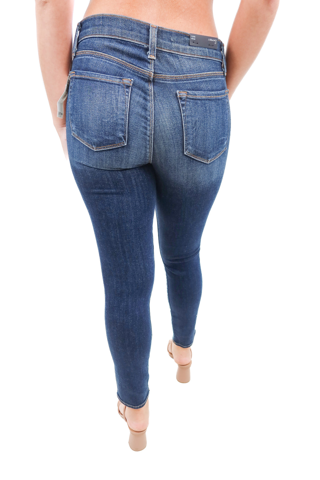 jbrand dark wash mid-rise capri jeans NWT (27; retail $198)