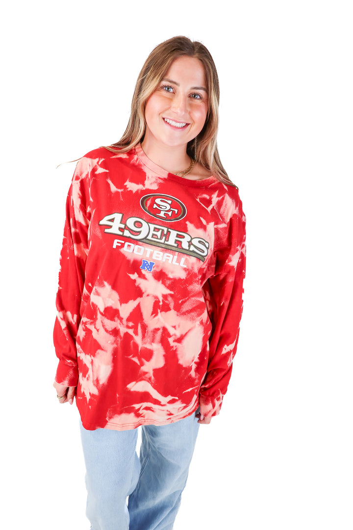 AUCTION NFL 49ers tie dye long sleeve (XXL)- ends 5/20 at 8pm CT