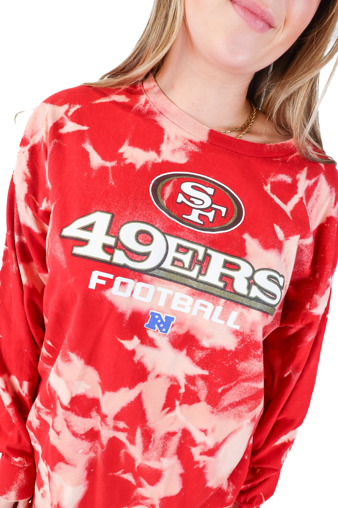 AUCTION NFL 49ers tie dye long sleeve (XXL)- ends 5/20 at 8pm CT