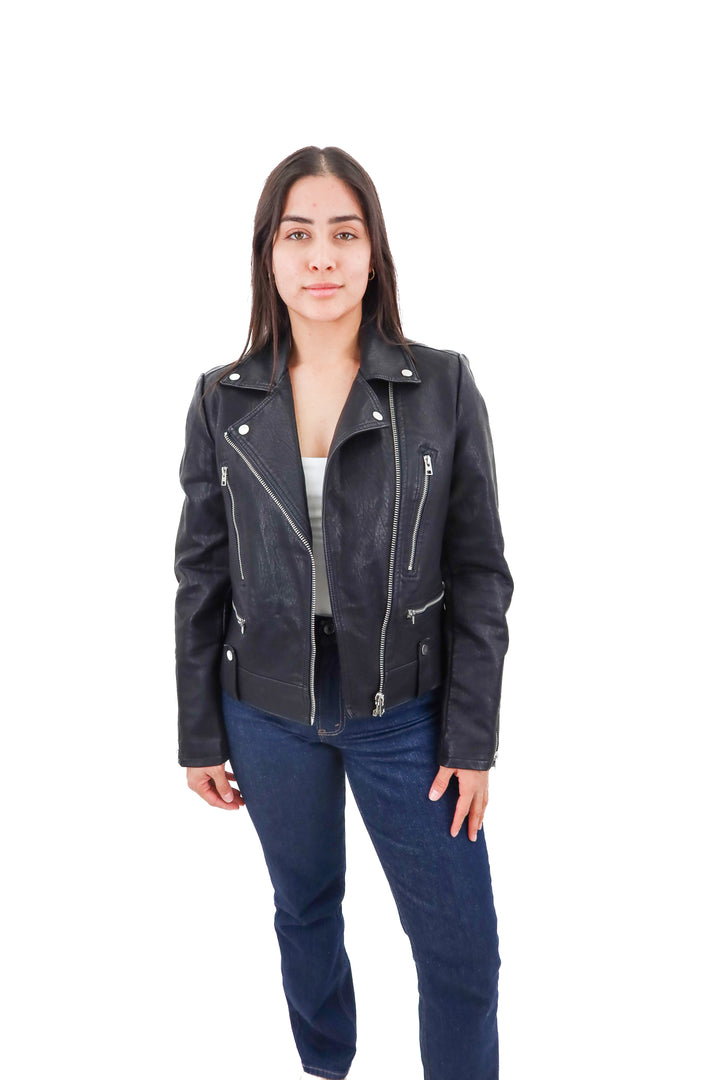 Topshop vegan leather moto jacket NWT (8)