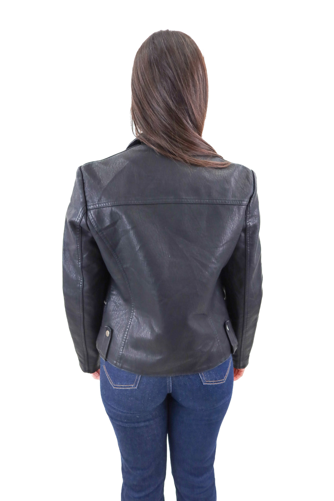 Topshop vegan leather moto jacket NWT (8)